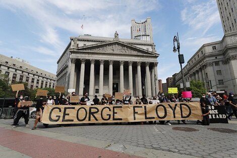 Nueva York, uno de los lugares donde se reclamó justicia por el crimen de Floyd. 