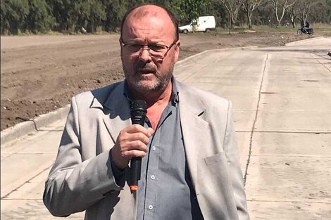 El intendente de Villa Ocampo, Enrique Paduán.