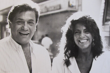Alberto Ure y Cristina Banegas en las épocas que urdían cómo "asaltar un banco". 