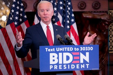Biden acusó a Trump de convertir a Estados Unidos en un campo de batalla
