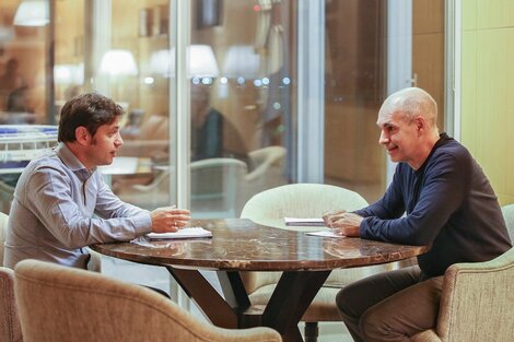 Axel Kicillof y Horacio Rodríguez Larreta se reunieron por primera vez a solas.