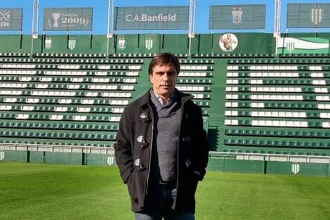 El flamante técnico de Banfield Javier Sanguinetti.
