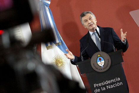 El presidente Mauricio Macri 