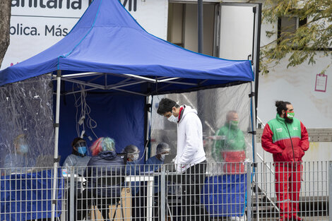 El Operativo Detectar, en Balvanera. (Fuente: NA)