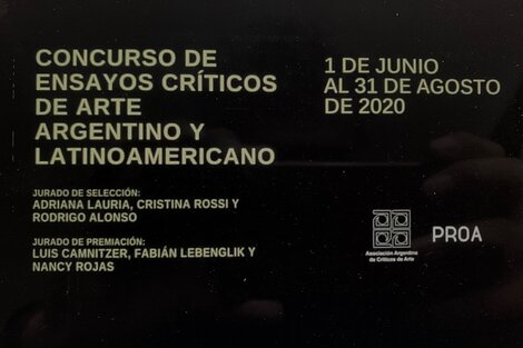 Concurso de ensayos de arte argentino y latinoamericano