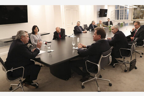 La reunión se celebró en la residencia de Olivos.