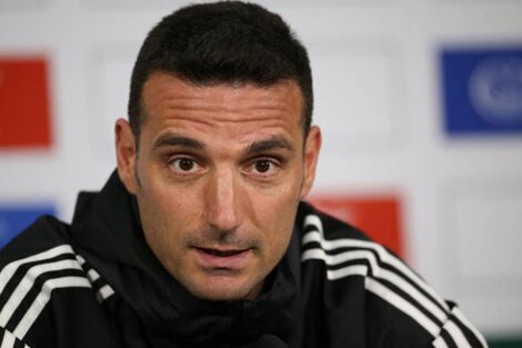 Lionel Scaloni, DT de la selección argentina. (Fuente: AFP)