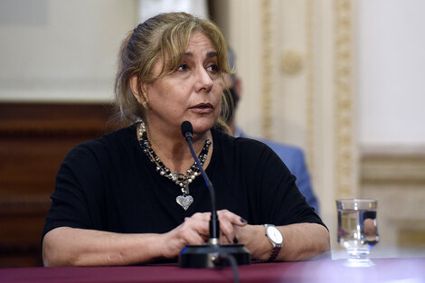 La ministra Martorano pidió desalentar los actos y marchas masivas.