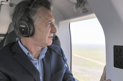 En Presidencia justificaron el uso del helicóptero por razones de seguridad.