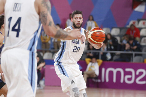 Garino, uno de los puntos altos de Argentina, finalizó con 14 puntos.