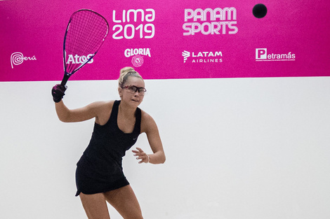 Natalia Méndez, medalla de bronce para Argentina en raquetbol.