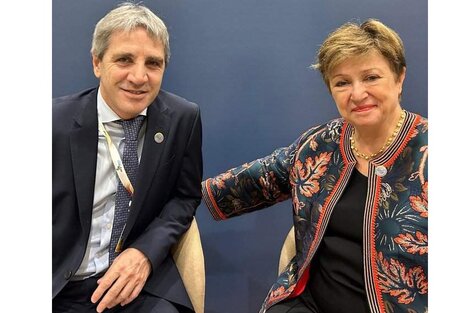 El encuentro entre Caputo y Georgieva en el G20
