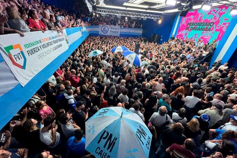 🔴 En vivo. Un acto de lealtad al peronismo y a Cristina Kirchner