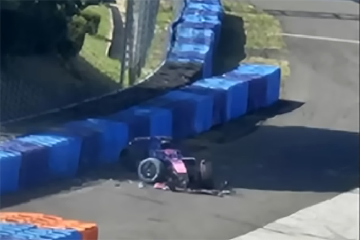 Colapinto despistó pero volvió y giró de nuevo en el Hungaroring