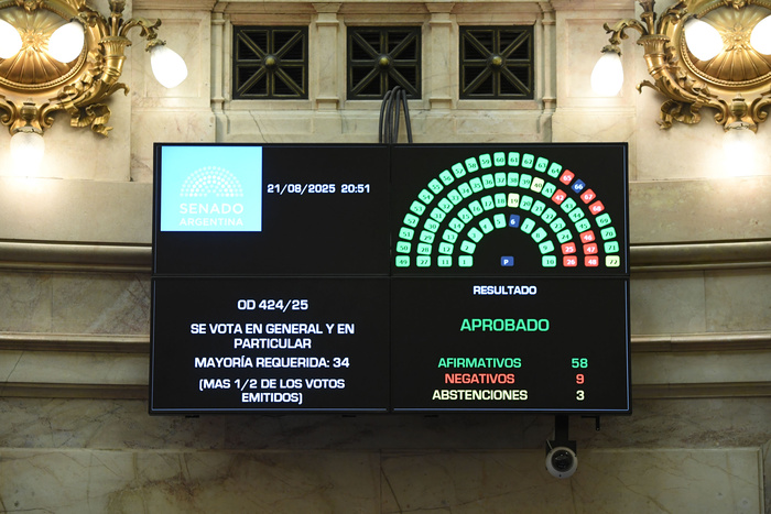 El Senado aprobó la Ley de Financiamiento Universitario