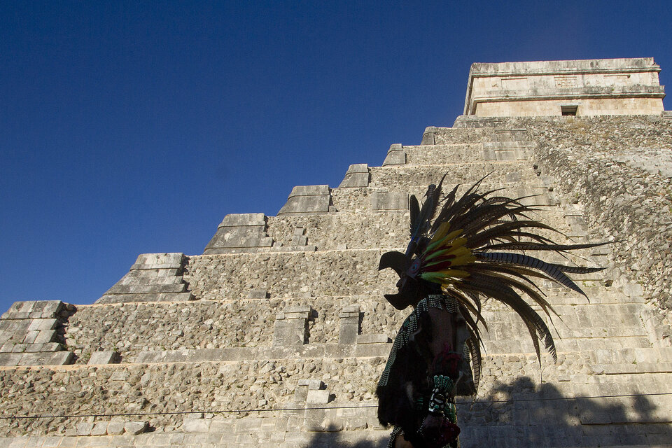 Descubrieron otra pirámide dentro de la gran pirámide de Chichén Itzá (Fuente: AFP)