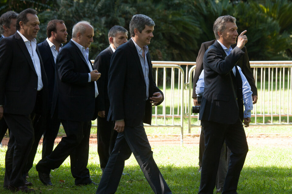 Macri y su gabinete, cuando prometió formar "el mejor equipo en los últimos 50 años". (Fuente: Joaquín Salguero)