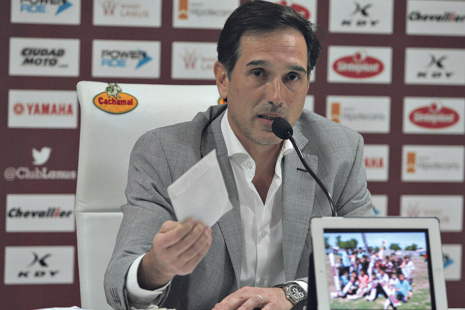 Alejandro Marón, ex presidente de Lanús y actual asesor del Comité de Regularización.