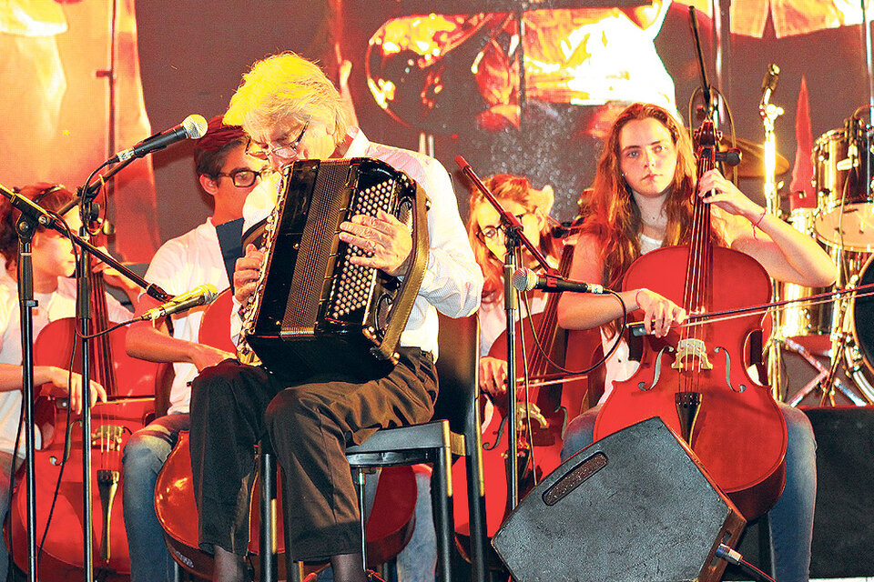 Raúl Barboza, en una celebración esperada durante todo el año por los misioneros.   (Fuente: Fotos gentileza Festival del Litoral)