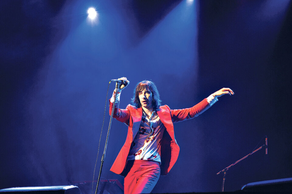 Bobby Gillespie, líder de Primal Scream, dijo: “¡Me siento Maradona acá arriba!” (Fuente: Gentileza Pablo Mekler)