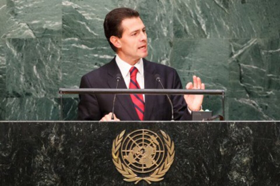 Enrique Peña Nieto, presidente de México. (Fuente: Télam)