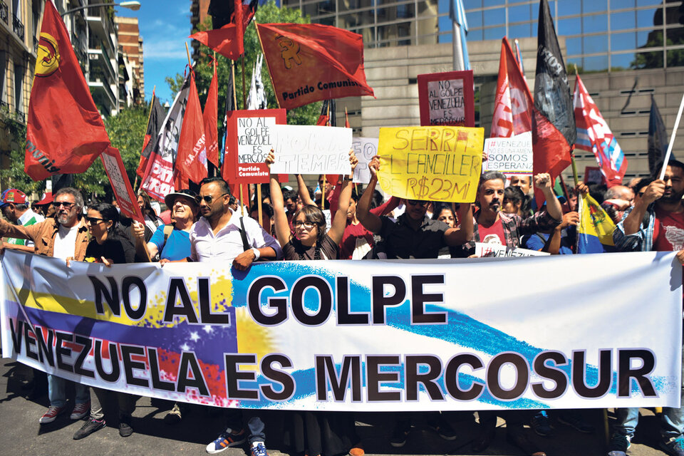 Los gobiernos de Argentina, Brasil, Paraguay y Uruguay han decidido separar a Venezuela del Mercosur. (Fuente: AFP)