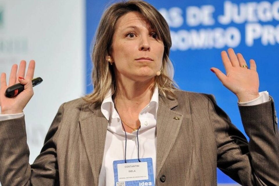 Renunció Isela Costantini y la reemplazará un exCEO de Techint (Fuente: Télam)