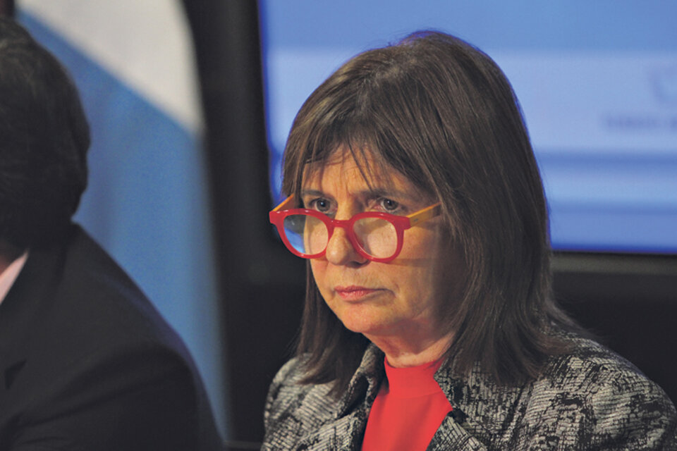 La ministra de Seguridad, Patricia Bullrich. (Fuente: Archivo)
