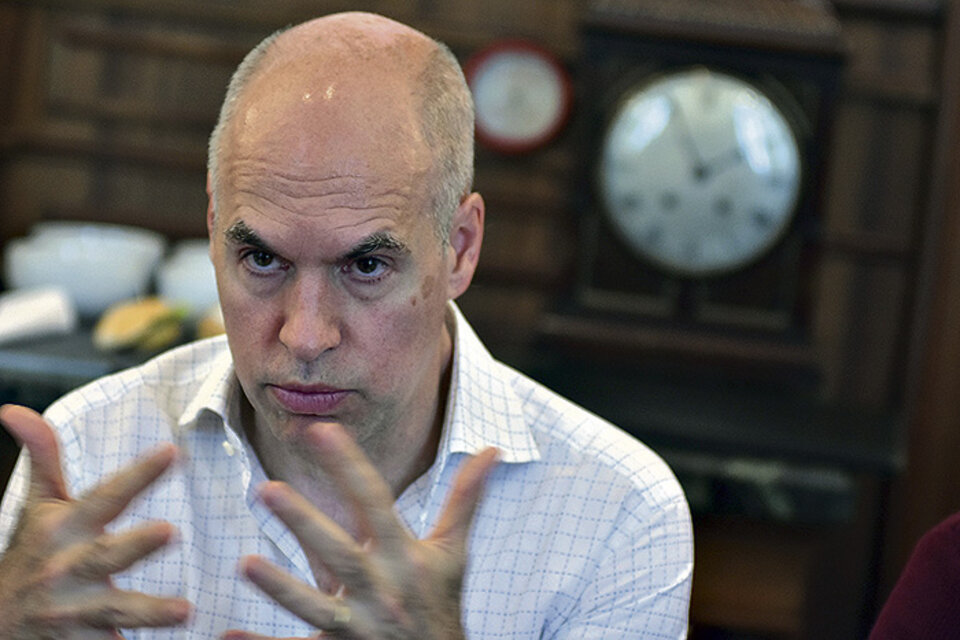 Larreta opinó que "no se puede generalizar” y salir a reprimir sin antes negociar. (Fuente: DyN)