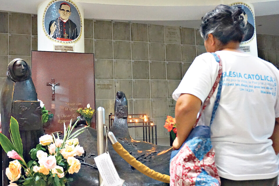 La cripta de monseñor Romero, en el subsuelo de la Catedral Metropolitana de San Salvador.