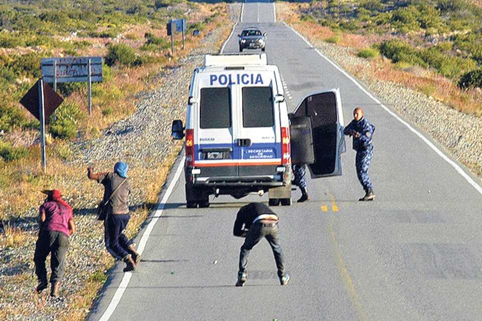 Los mapuches fueron víctimas del violento accionar de Gendarmería. (Fuente: Gustavo Zaninelli)