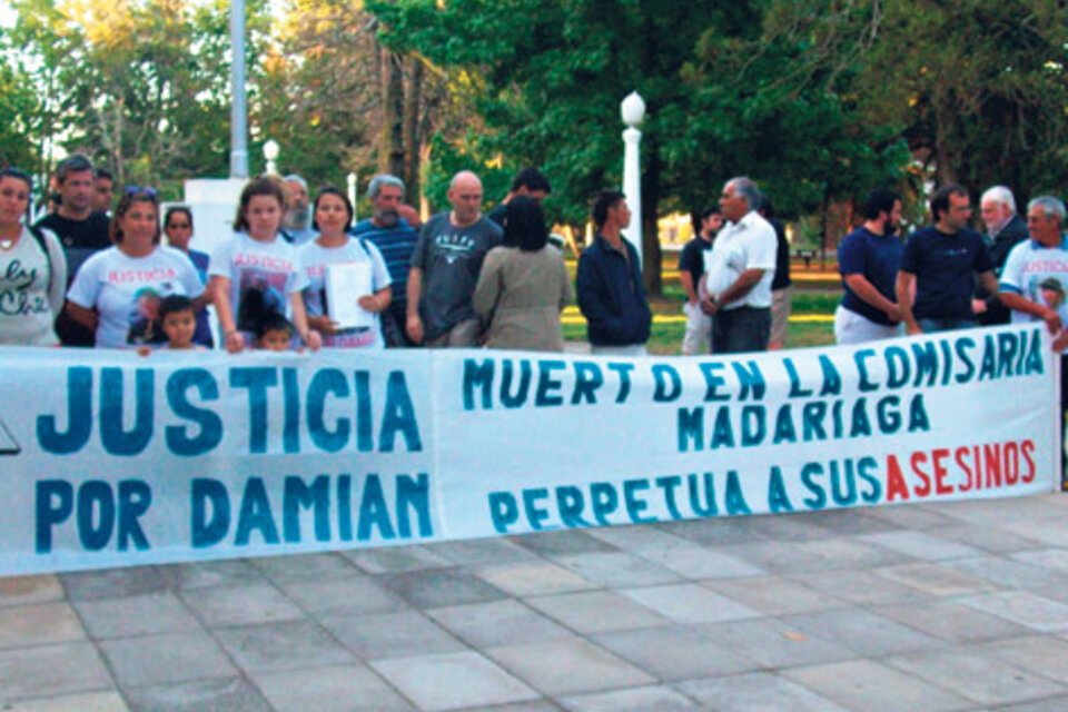 Los familiares de Damián Sepúlveda reclaman justicia.