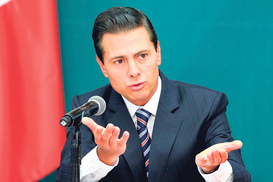 Peña Nieto dijo: “México no pagará ningún muro”, cuyo costo fue calculado hasta en 15.000 millones de dólares. (Fuente: EFE)