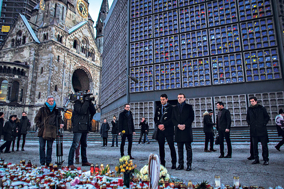 Homenaje a las víctimas del atentado del 19 de diciembre en Berlín.