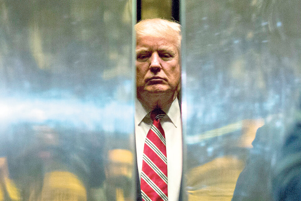 Trump recibió a The Times y Bild en sus oficinas de la Trump Tower. (Fuente: AFP)