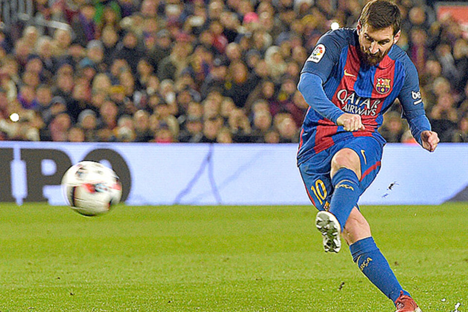 Messi convirtió tres goles en la última semana. (Fuente: AFP)