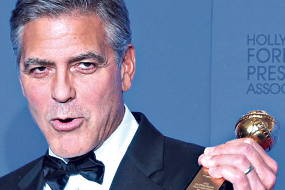 “¿No se supone que usted debería estar gobernando el país?”, ironizó George Clooney refiriéndose a Trump.  (Fuente: AFP)