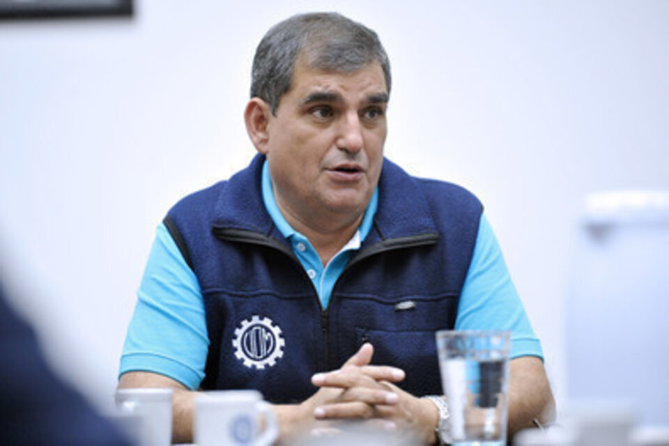 El dirigente de la UOM, Antonio Donello, evalúa medidas para salvar la fábrica. 
