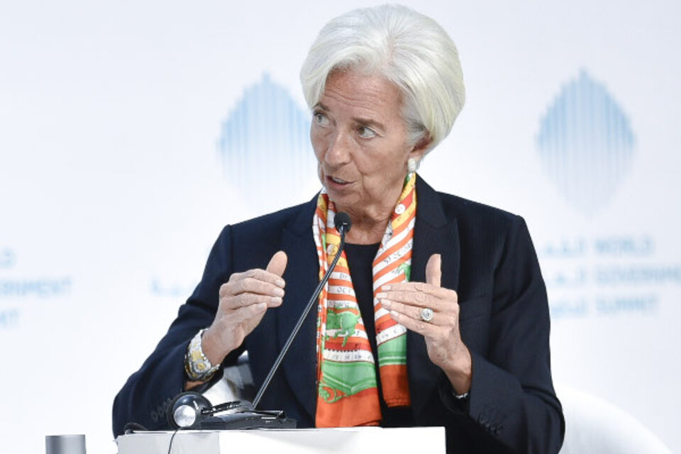 La directora del Fondo Monetario Internacional, Christine Lagarde. (Fuente: AFP)