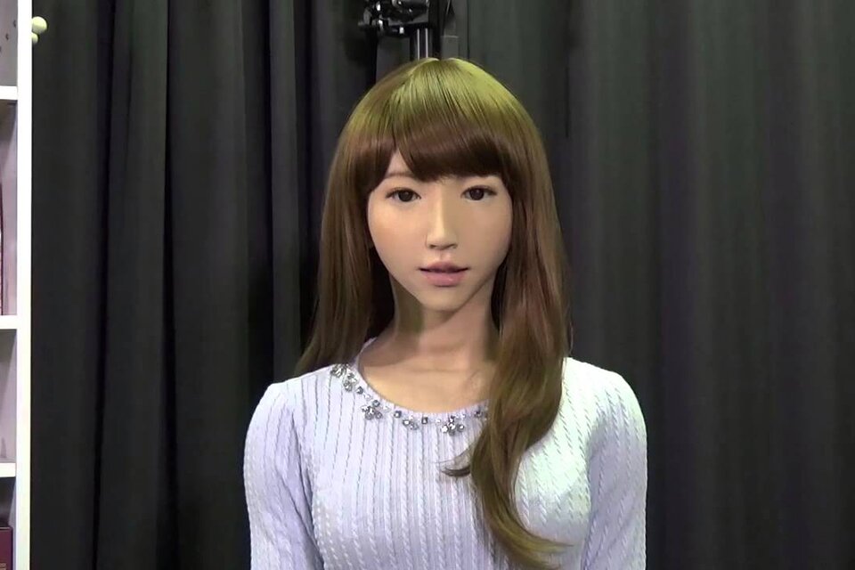 Erica, androide y futura estrella de televisión creada en Japón.