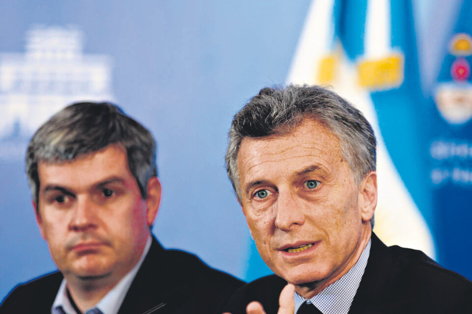 Mauricio Macri y su jefe de Gabinete, Marcos Peña, son ajustadores seriales. (Fuente: Télam)