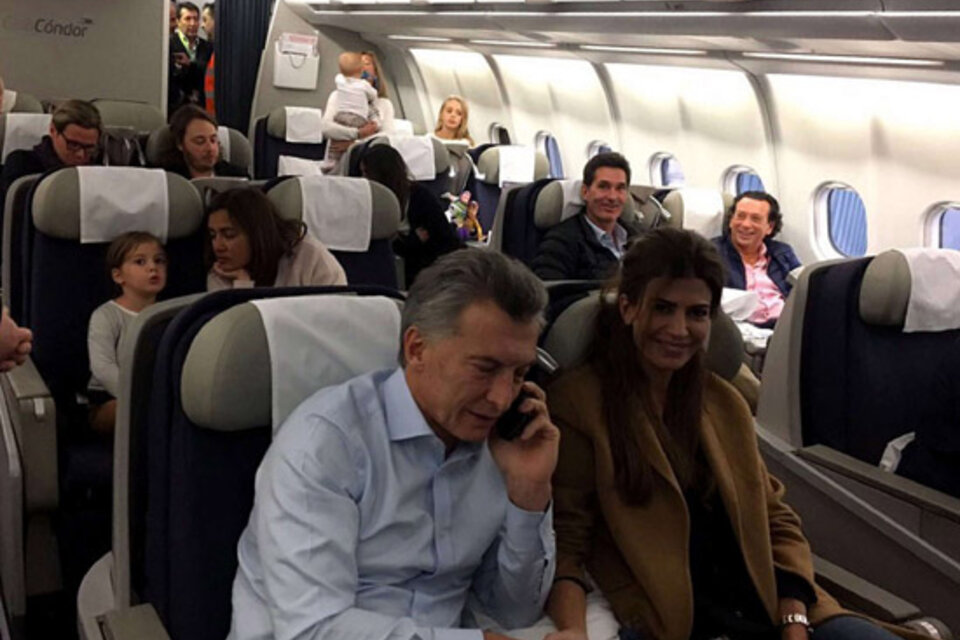 Macri, su familia y los funcionarios que lo acompañaron llegaran a la madrugada. (Fuente: Télam)