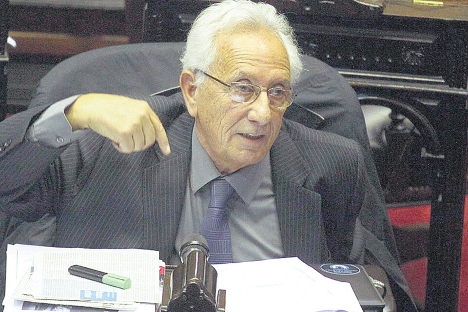 Héctor Recalde, presidente del bloque del FpV-PJ en la Cámara de Diputados. (Fuente: DyN)