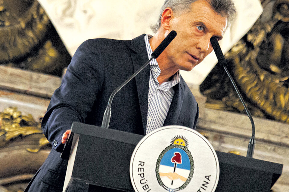 “Hay una ansiedad por disparar el año electoral”, dijo Macri. (Fuente: Joaquín Salguero)