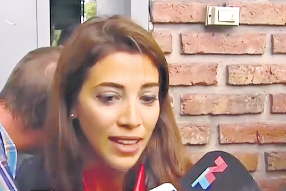 María Florencia Casamiquela, abogada de la familia de una de las chicas heridas y de los familiares de Denise. (Fuente: Imagen de TV)