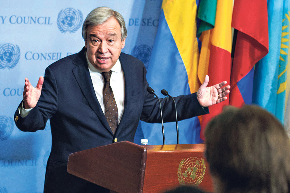Guterres, secretario general de la Organización de Naciones Unidas, llamó a evitar medidas que alimenten la ansiedad y la ira. (Fuente: EFE)