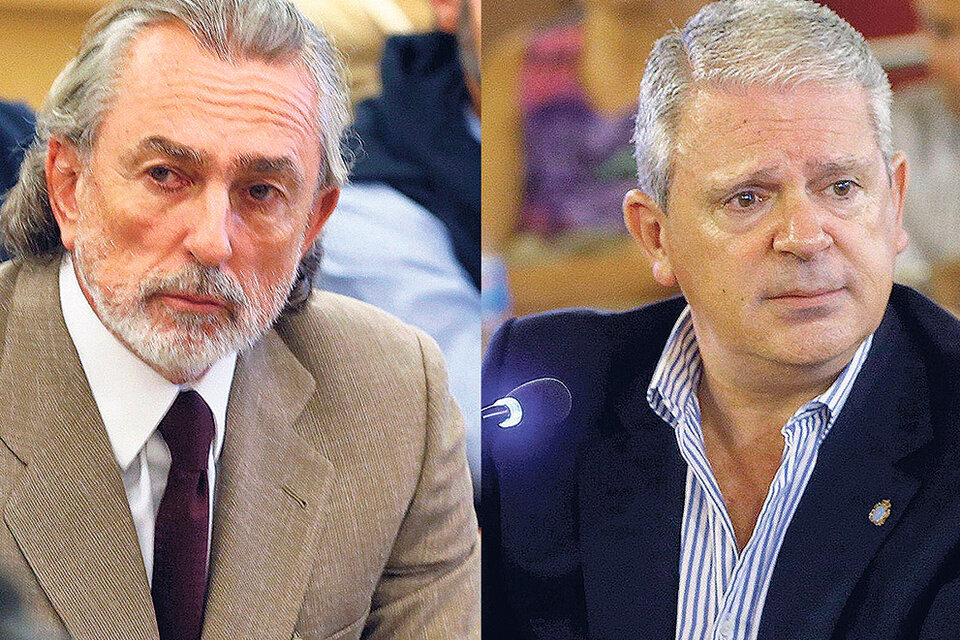 El empresario Francisco Correa y su mano derecha Pablo Crespo, dos de los condenados ayer. (Fuente: EFE)