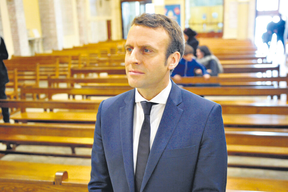 El candidato Macron instaló una narrativa antisistema. (Fuente: AFP)