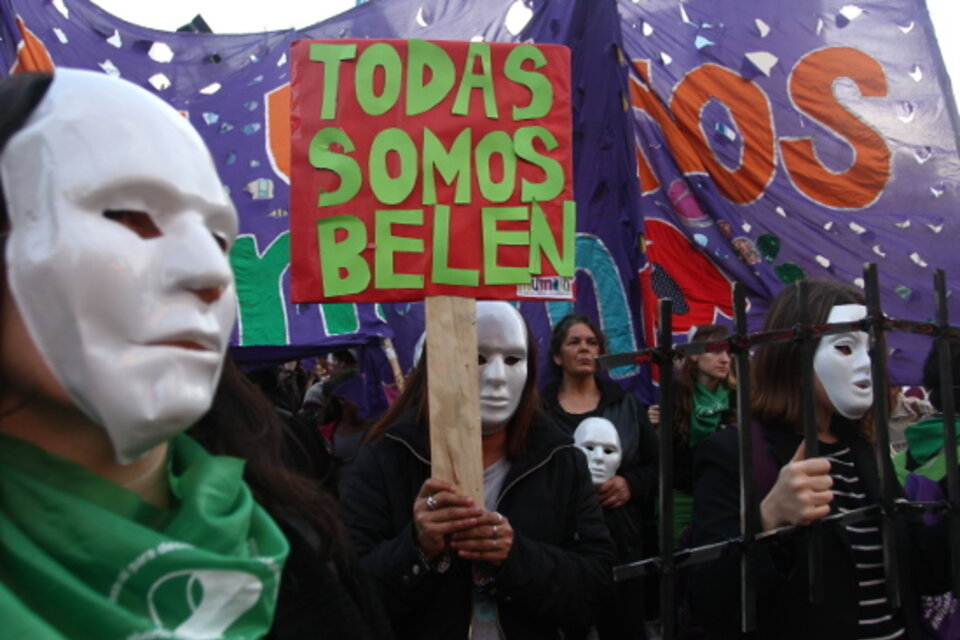 En agosto del año pasado hubo marchas en todo el país para pedir la liberación de Belén. (Fuente: Leandro Teysseire)