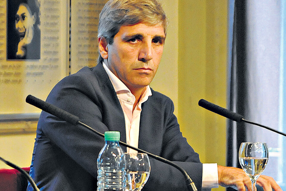 Luis Caputo, ministro de Finanzas, lidera el actual proceso de endeudamiento externo. (Fuente: Rafael Yohai)